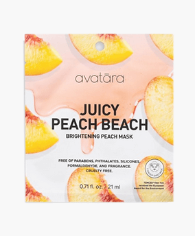 Spend $20+ on Avatara and receive a FREE Peach Beach Brightening Face Mask.