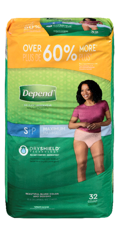 Depend Fit-Flex Incontinence Underwear for Women, Maximum Absorbency L –  Healthwick Canada