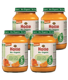 Holle Organic Jar Pumpkin with Rice Bundle