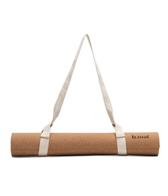 b, halfmoon Cotton Mat Strap Natural