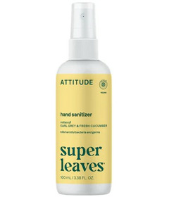 ATTITUDE Super Leaves Hand Sanitizer Earl Grey & Fresh Cucumber