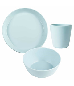 Tiny Twinkle Plastic Tableware Bundle Ice Blue
