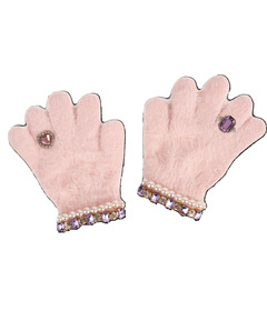 Great Pretenders Boujee Bijou Gloves Light Pink