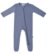 Kyte BABY pyjama avec pieds et fermeture à glissière couleur ardoise