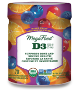 MegaFood Vitamin D3 Wellness 1000 IU Mixed Fruit Gummies