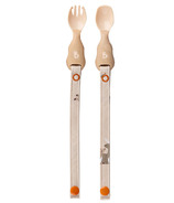 Bibado Handi Cutlery Attachable Baby Cutlery Pack Fawn