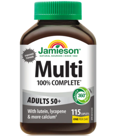 Jamieson 100% Complete Multivitamin for Adults 50+