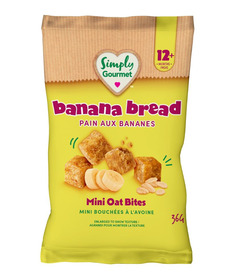 image of Simply Gourmet Mini Oat Bites Banana Bread with sku:330854