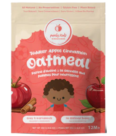 Purely Kids Organic Toddler Apple Cinnamon Oatmeal