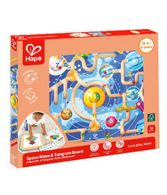 Hape Toys Space Maze & Tangram Board