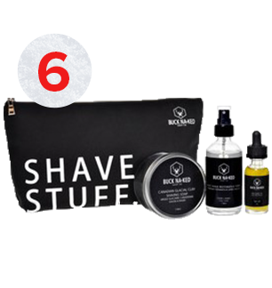 Kit de rasage Buck Naked Soap Company Shave Stuff