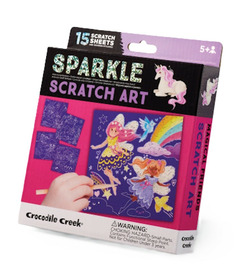 Crocodile Creek Sparkle Scratch Art Magical Friends