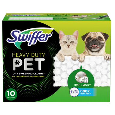 Buy Swiffer Sweeper Pet Heavy Duty Multi-Surface Dry Cloth Refills at ...