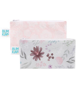 Bumkins Reusable Snack Bags Small Floral
