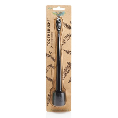 The Natural Family Co. Biodegradable Toothbrush and Resin Stand The Natural Family Co. Biodegradable Toothbrush and Resin Stand
