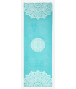 Yoga Design Lab Serviette pour tapis de yoga, Mandala Turquoise