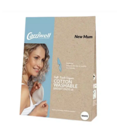 Carriwell Washable Silk Breast Pads White