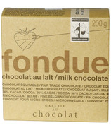 Galerie au Chocolat Fondue au chocolat au lait
