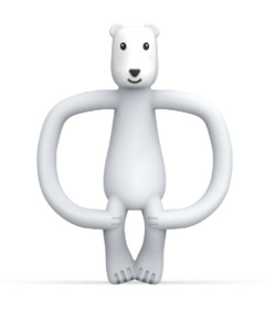 image of Matchstick Monkey Animal Teethers Pomelo Polar Bear with sku:293203