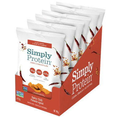 Simply Protein Chips Spicy Chili Case Simply Protein Chips Spicy Chili Case
