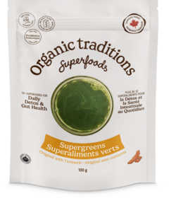 Organic Traditions Probiotic Super Greens with Turmeric