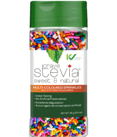Crave Stevia Multi Coloured Sprinkles
