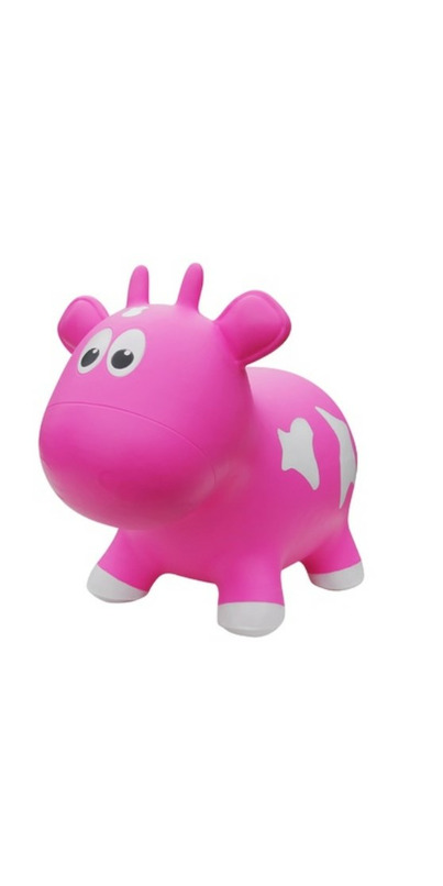 Buy Farm Hoppers Inflatable Bouncing Cow Pink at Well.ca | Free ...