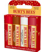 Coffret cadeau de baume à lèvres Burt's Bees Festive Fix Holiday
