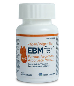 EBMfer Iron Ascorbate Veggie Capsules