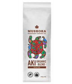 Muskoka Roastery Coffee Co. Organic Ground Coffee Aki Medium Dark 