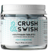 Nelson Naturals Crush & Swish Mouthwash Tablets Mint