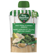 Baby Gourmet Juicy Pear and Garden Greens Organic Baby Food