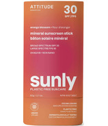 ATTITUDE Sunly Stick Fleur d’oranger minérale SPF30