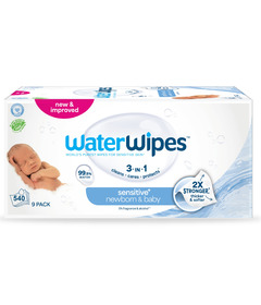 image of WaterWipes Sensitive+ Newborn & Baby Wipes Unscented & Hypoallergenic with sku:147031