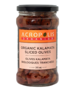 Olives Kalamata tranchées biologiques d'Acropolis Organics