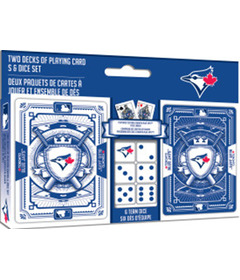 Masterpieces MLB Cards & Dice Set Blue Jays