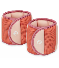 POPSUGAR Soft Wrist & Ankle Weights - 2.5LB Pair - Coral/Rose Pink