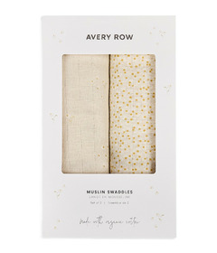 Avery Row Muslin Swaddles Wild Chamomile & Daisy Meadow