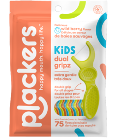 Cure-dents Plackers Kids Dual Gripz
