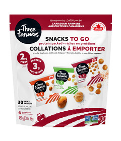 Three Farmers Snacks To Go Variety Pack