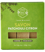 Savon au patchouli et à la citronnelle