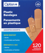 Option+ Plastic Bandages Assorted
