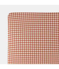 Pip + Phee Bamboo Crib Sheet Amber Gingham