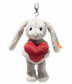 Steiff Hoppie Rabbit Keyring Love