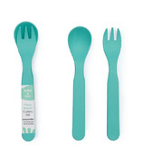 bobo&boo Plant-Based Cutlery Green