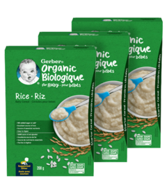 Gerber Organic Rice Cereal Bundle