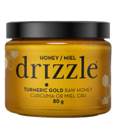 Drizzle Honey Turmeric Gold Raw Honey