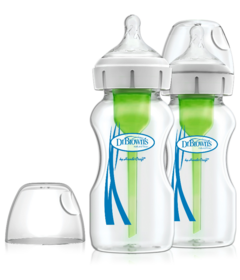 Dr. Brown's Options+ Wide Neck Glass Bottle