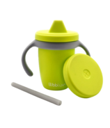 bbluv Kup Convertible Silicone Sippy Cup Lime