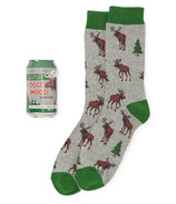 Hatley Men's Beer Can Socks Wild Moose